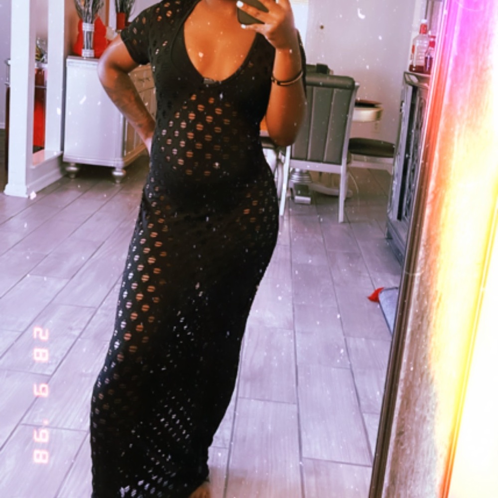 Black Bathing suit cover up